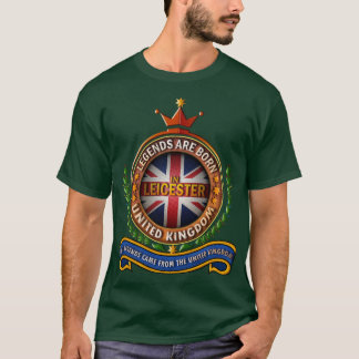 Camiseta lendas são nasceres em Leicester