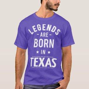 Camiseta Lendas São Nasceres No Texas