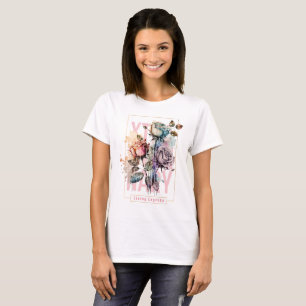 Camiseta Lendas Viver Extraordinárias - Aquarela Artística