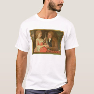 Camiseta Lendo a palma (óleo em canvas)