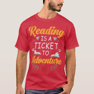 Camiseta Lendo Adventure Funny Book Leitor Humor Book Lov