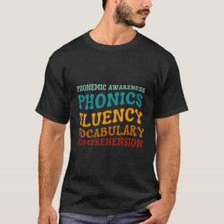 Camiseta Lendo Ciência Do Professor Na Leitura De Telefones