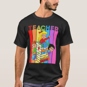 Camiseta Lendo Ensino Biblioteca de Livros Bibliotecários