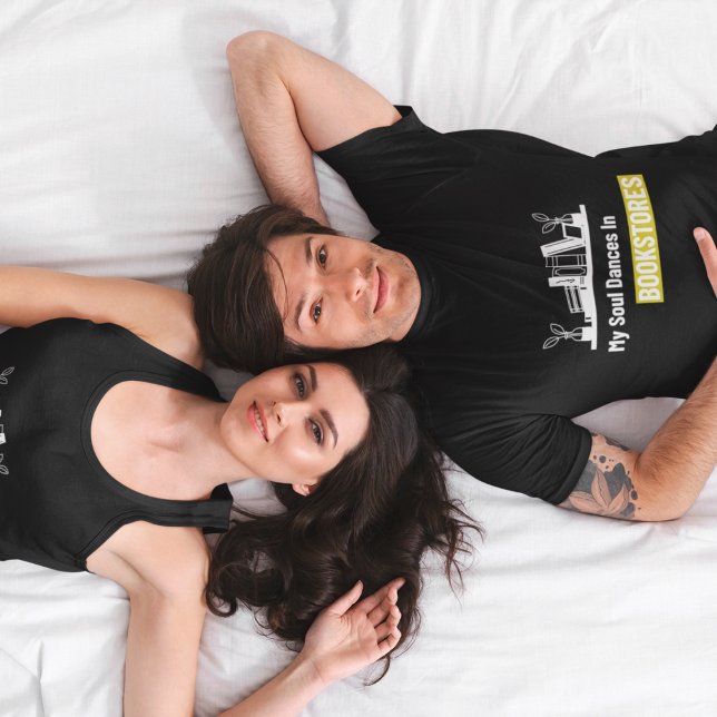 Camiseta Lendo Hobby: Minha Alma Dança Em Livrarias (Criador carregado)