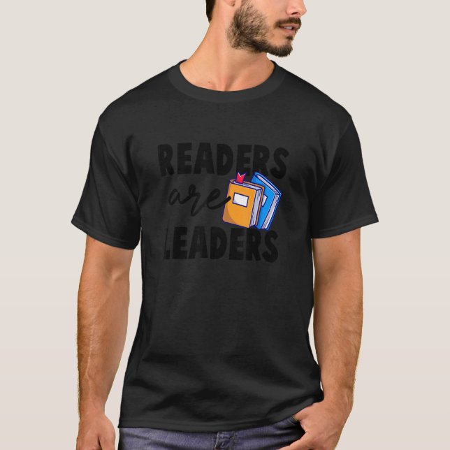 Camiseta Lendo Leitores De Professores São Líderes Para Mul (Frente)