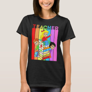 Camiseta Lendo Livros Da Biblioteca Do Livro Da Bibliotecas