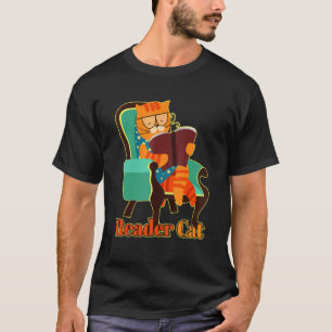 Camiseta Lendo Livros do Leitor de Gatos Livro