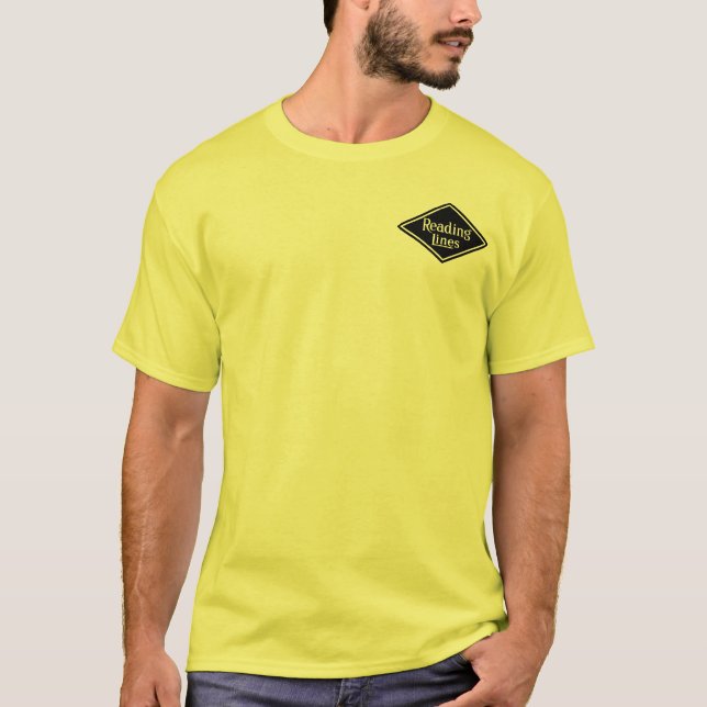 Camiseta Lendo o mapa do sistema Railway & o t-shirt dos (Frente)