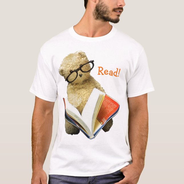 Camiseta Lendo o urso - t-shirt (Frente)