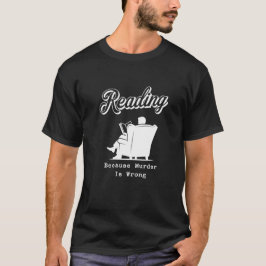 Camiseta Lendo Porque Assassinato é Errado | Presente para