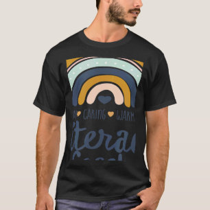 Camiseta Lendo Professor de Ensino Superior de Literacia