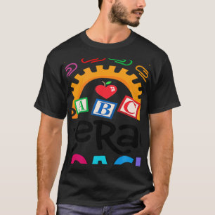 Camiseta Lendo Professor de Ensino Superior de Literacia