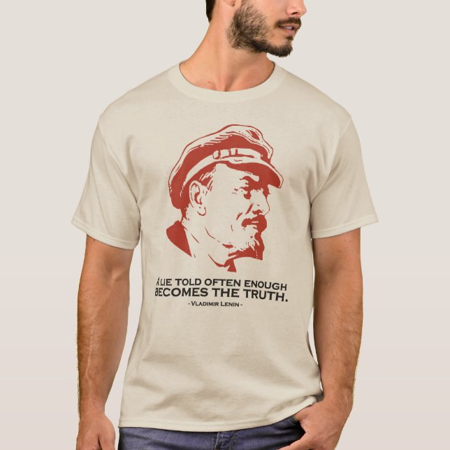 Camiseta Lenin Famous Quote (Frente)