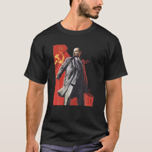 Camiseta Lenin Forever União Soviética URSS Rússia Retro