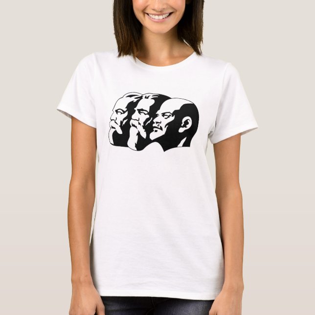Camiseta Lenin, Marx, Engels, Soviet Union, Communism (Frente)