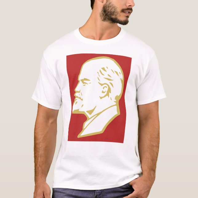 Camiseta Lenin, URSS, CCCP, União Soviética, Comunismo (Frente)