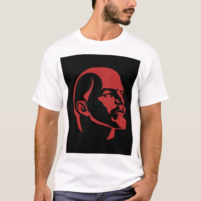 Camiseta Lenin, URSS, CCCP, União Soviética, Comunismo (Frente)