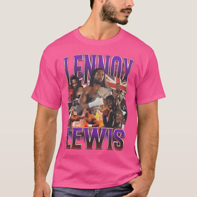 Camiseta Lennox Lewis Vintage (Frente)