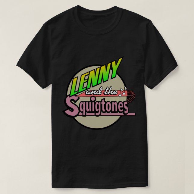 Camiseta Lenny E Os Esquilos Clássicos T-Shirt (Frente do Design)