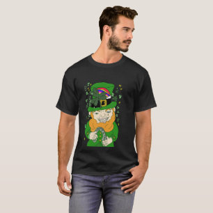 Camiseta Lenny o t-shirt escuro básico dos homens do