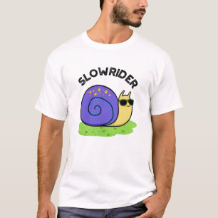 Camiseta Lenta Aranha-Aranha-Pequena Pun-Caracol
