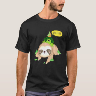 Camiseta Lenta Tartaruga Caracol Engraçado Amante de os ani