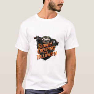 Camiseta Lentamente se Aproximando Neste Halloween - Pregui