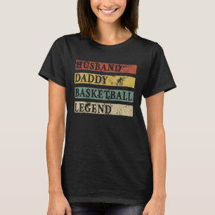 Camiseta Lente B de basquetebol Dia de os pais para marido