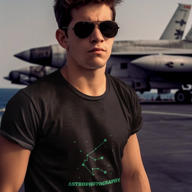 Camiseta Lente Celestial: Capturando Astrofotografia (Criador carregado)