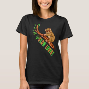 Camiseta Lentidão Loris Plumbloris Primate Macaco Ape