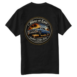Camiseta Lento e Baixo Califas Stilo estampa traseira