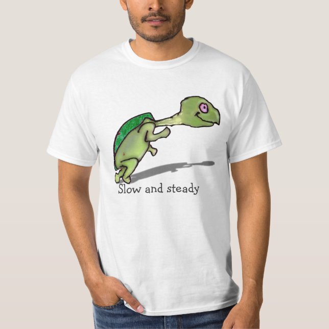 Camiseta Lento e constante (Frente)