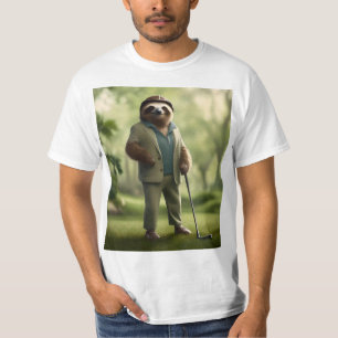 Camiseta "Lento e constante: Uma preguiça é vestida para go