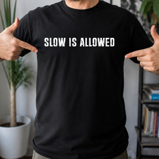 Camiseta Lento é Permitido, Saúde Mental Vida Lenta Vintage