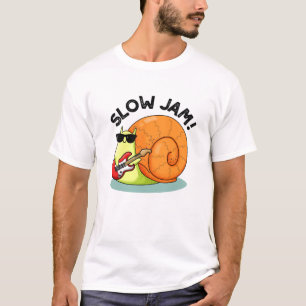 Camiseta Lento Jam Funny Music Snail Pun