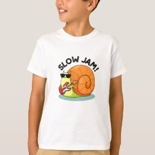 Camiseta Lento Jam Funny Music Snail Pun