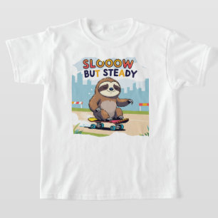Camiseta Lento, Mas Firme - Skateboard Bonita E Lenta