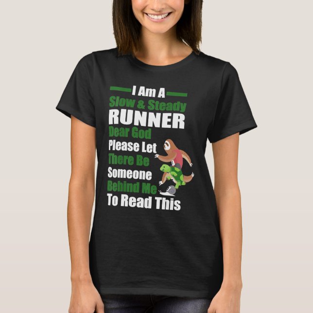 Camiseta Lento Runner, Meu Deus, Por Favor Que Haja Alguém  (Frente)
