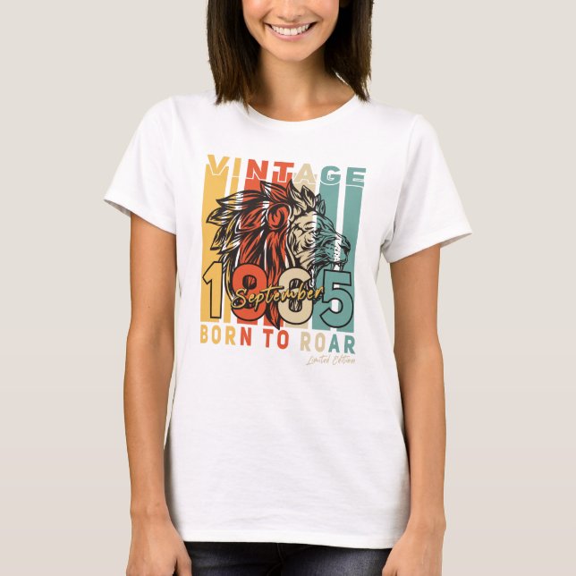 Camiseta Leo 1965 de setembro Vintage (Frente)