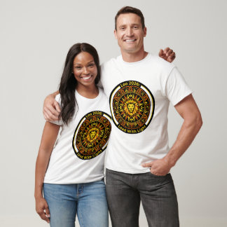 Camiseta Leo 2026 Zodiac Mandala | Lion Fire Sign Astrology