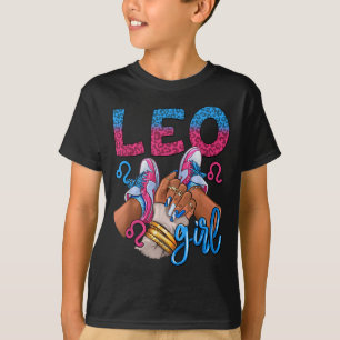 Camiseta Leo Black Girl Birth Sneakers Zodia Unhas