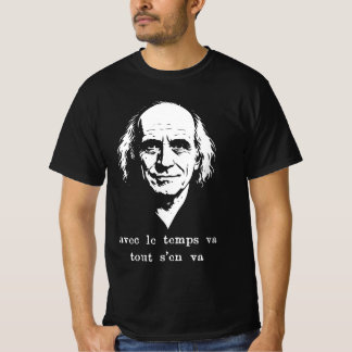 Camiseta Léo Ferré – Avec le Temps – Portrait Vintage