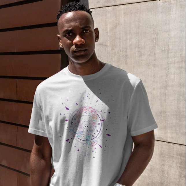 Camiseta Leo Floral - Sinal Zodiac (Criador carregado)