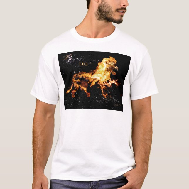 Camiseta Leo - o t-shirt dos homens (Frente)