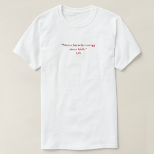 Camiseta Leo Personagem Principal Zodiac