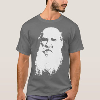 Camiseta Leo Tolstoy White Em Preto