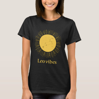 Camiseta Leo Vibes Engraçado Astrologia