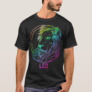 Camiseta Leo Zodiac - Sinal de Afastamento Aniversário De J