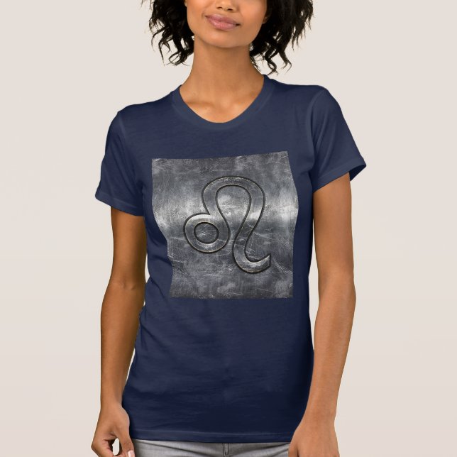 Camiseta Leo Zodiac - Sinal de Grunge (Frente)