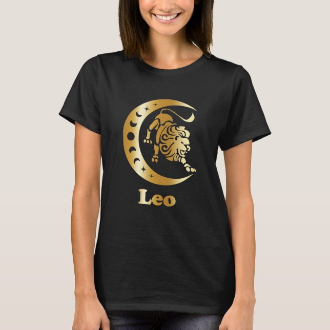 Camiseta Leo Zodiac - Sinal T-Shirt (Frente)